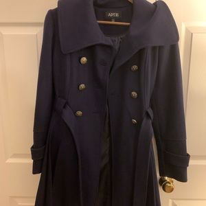 Apt 9 Navy Blue Dress Pea Coat